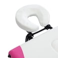 thumbnail image 5 of vidaXL 3-Zone Foldable Massage Table Aluminium White and Pink, 5 of 5