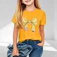 thumbnail image 2 of fatyb Summer T Shirts for Kids Short Sleeve Casual Girls Graphic Tee Tops Print Crewneck Loose Blouses, 2 of 7