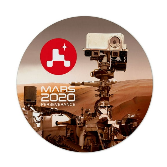 Mars 2020 Perseverance 8 Inch Round Mousepad 1/8 Thick