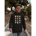 thumbnail image 2 of Zodiac Emoji Icons - Astrology Horoscope Graphic Youth's Hoodie, 2 of 4