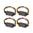 thumbnail image 1 of 4Pcs 16 Modes Adjustable LED Brake Light Flasher Strobe Controller Universal for Car Motorcycle, 1 of 5