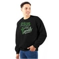 thumbnail image 3 of Jesus Lives Eternally Christian Sweatshirt for Men or Women Brisco Brands S, 3 of 6