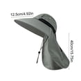 thumbnail image 3 of Cebalnir Sun Hat Outdoor Wide Brimmed Sun Protection Hat Windproof Shawl Sun Hat Fisherman Hat Breathable Sun Hat Travel Leisure Hat Spring And Summer Sunscreen Hat, 3 of 7