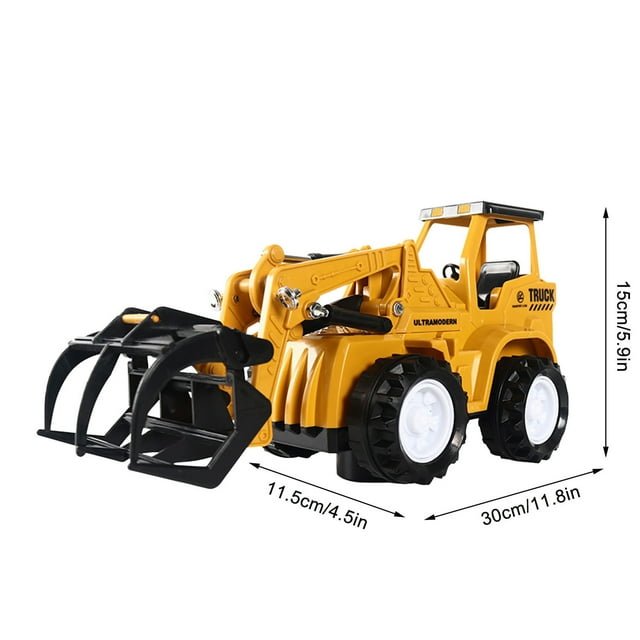 Electric Universal Engineering Vehicle Model Excavator Light And Music Childrens Excavator Toy