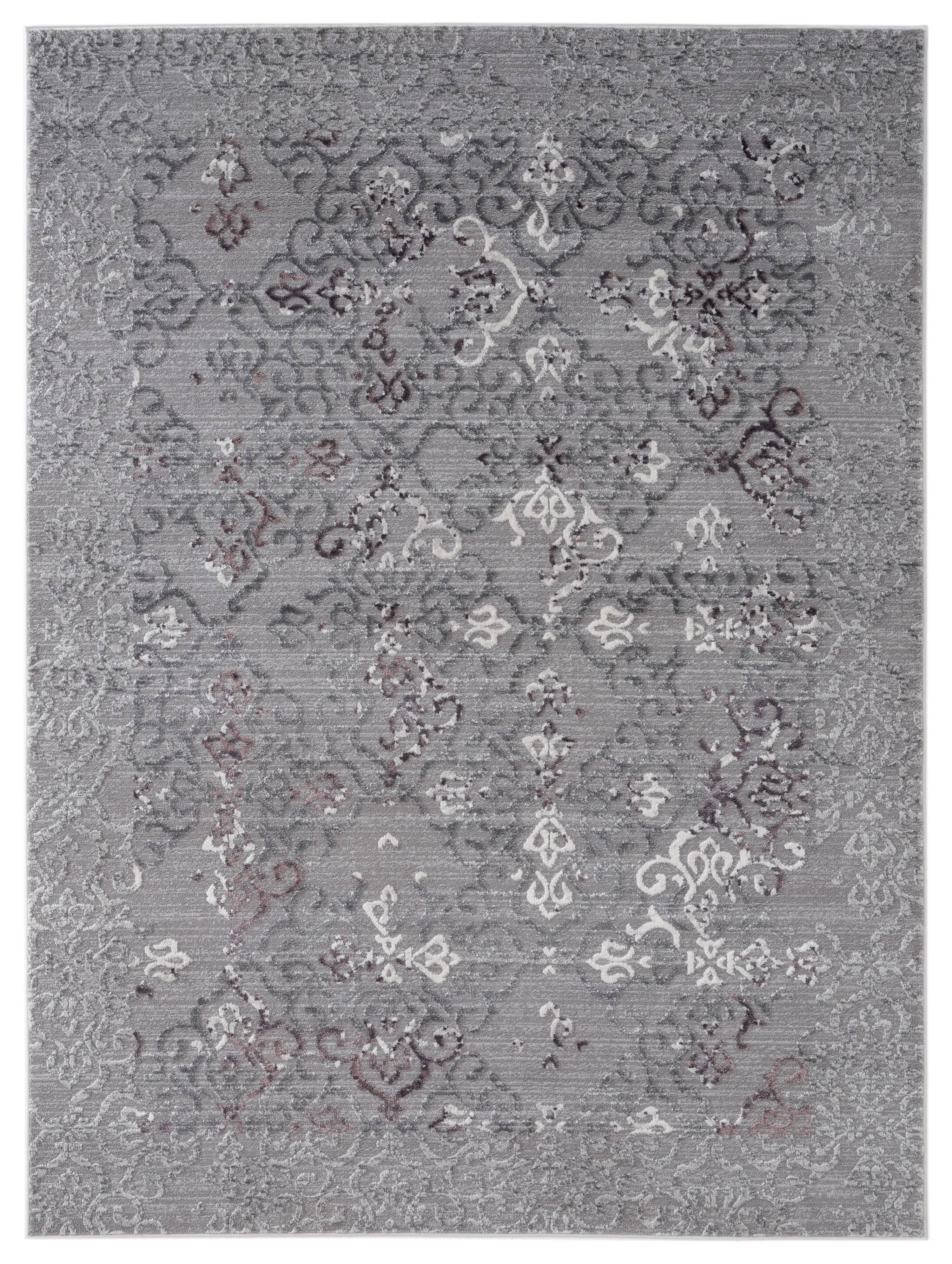 United Weavers Rasbora Tetra Transitional Bordered Area Rug, Plum, 5'3" x 7'2"