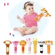 thumbnail image 2 of Cartoon Animal Hand Rattle Soft Rubber Toy Baby Rattle Mobile Phone Baby Toy Cute Plush Beibei Toy Hand Grab Stick 0-12 Months, 2 of 5