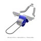 thumbnail image 3 of Rueda De Abdominales Rodillo para abdomen con almohadilla para arrodillarse, color aleatorio para equipo de entrenamiento (azul), 3 of 5
