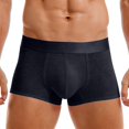 thumbnail image 2 of Domuza Mens Boxer Briefs Multiple Colors Underwear for Men Soft Breathable Trunk Soft Comfortable Underwear Black XL, 2 of 5