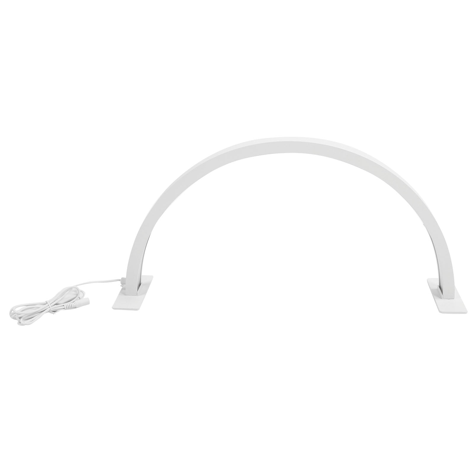 Half Moon Desk Lamp, 3 Color Temperature LED Half Moon Light  For Eyebrow Tattooing US Plug