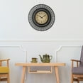 thumbnail image 3 of La Crosse Clock 20 inch Covington Contemporary Black Quartz Analog Wall Clock, 404-3051, 3 of 5