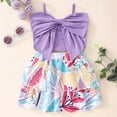 thumbnail image 2 of Popshion Toddler Girls Summer Tropical Leaves Skirt Set, 2-Piece, Size 18 Months-7 Years, 2 of 7