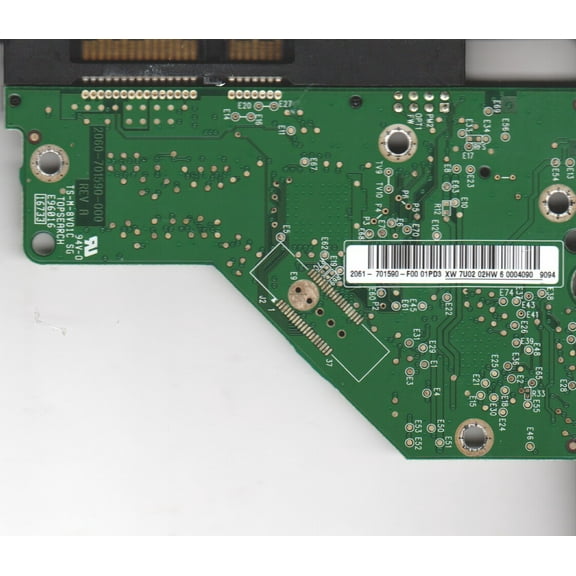 WD1600JD-00GBB0, 2061-701590-F00 01PD3, WD SATA 3.5 PCB