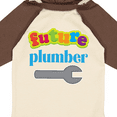thumbnail image 4 of Inktastic Future Plumber Boys Long Sleeve Baby Bodysuit, 4 of 5