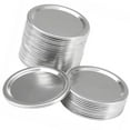 24pcs Regular Mouth Mason Jar Lids Leak Proof SplitType Canning Jar