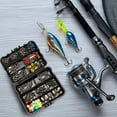 thumbnail image 2 of 162 Uds Kit de accesorios de pesca anzuelos giratorios caja de aparejos de pesca Likrtyny Deportes al aire libre Salida diaria Juego de fiesta, 2 of 6