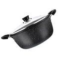 thumbnail image 3 of Shisuyan Kitchen Stockpot Lidded Soup Pot Non-stick Milk Pot Iron Milk Pot Cooking Soup Pot Cookware, 3 of 9