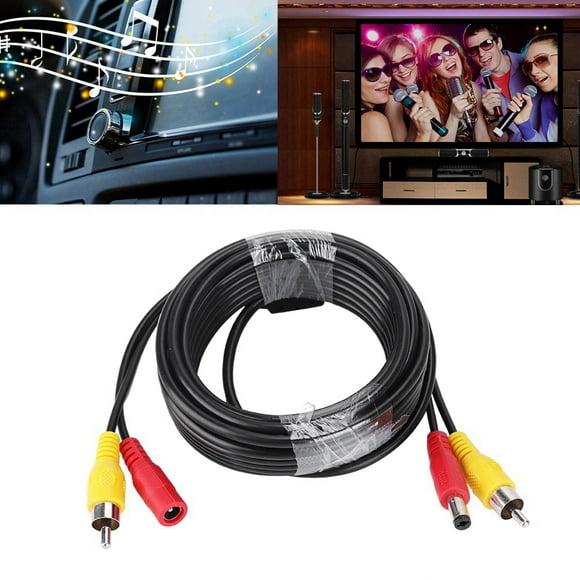Câble pour Caméra de Sécurité, Matériau PVC Câbles Av avec Performance Stable pour Caméras Analogiques et Caméra HD