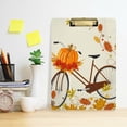 thumbnail image 6 of FMSHPON Bicycle Pumpkin Clipboard Hardboard Wood Nursing Clip Board and Pull for Standard A4 Letter 13x9 inches, 6 of 8