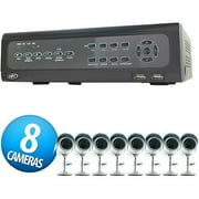 SVAT TWR1-16CH-700 16 Channel H.264 DVR Security System with 8 Indoor/Outdoor Hi-Res CCD Night Vision Surveillance Cameras