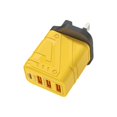 thumbnail image 2 of USB Wall Charger Plug UK PD Fast Charging Multi Port Adapter Type C 3 USB Ports Safe Protection Compact Travel Charger for home office business travel devices, 2 of 6