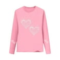 thumbnail image 2 of Blusas y camisas de manga larga con cuello redondo CUHK Top estampado de cuello redondo para primavera y verano Jersey informal Camisa básica de manga larga para niños y niñas Blusa de poliéster para, 2 of 6