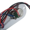 Zhuitw TL Electric Guitar Control Plate with Socket 3Way Circuit Board