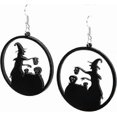 thumbnail image 1 of Halloween Earrings for Women Halloween Hoop Earrings Ghost Hand Dark Gothic Acrylic Dangle Earrings Creepy Halloween Drop Earrings for Women Halloween, 1 of 4