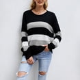 thumbnail image 2 of Gibobby Suéteres mujer, Sudaderas Camisa de Cuello Redondo Sólido de Manga Larga para Mujeres(Gris,CH), 2 of 4