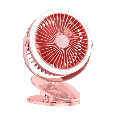 

Portable Fan Desk Fan Fil-l Light Clip Fan Camping Fan with LED Lights & Clip Battery Operated Fan with Clip USB Rechargeable Fan for Tent Car RV Hurricane Emergency Outages on Clearance