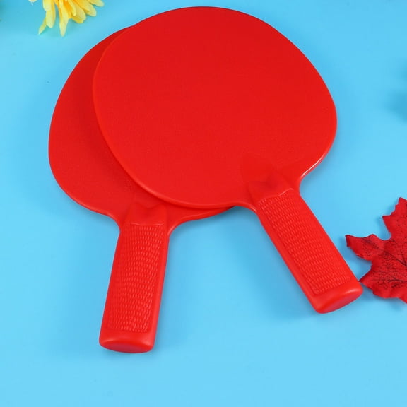 Worgeous Kids Plastic Racket Set with Red Antiskid Grip Handle, 1 Pair for Outdoor Play and