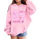 thumbnail image 2 of 67 Niños con capucha Niñas 6 7 Meme Sudadera cómoda manga larga Suéteres divertidos 6 7 Número impreso Novedad manga larga con capucha Suéter de moda cómodo once once hoodie (Rosa rosa,4-5 años), 2 of 4