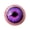 Purple eyes, variant on Realistic Bloodshot Resin Eyeball Gothic Ornament, Macabre Horror Eye Sculpture, Spooky Scary Desk Display Decor for Halloween Party, Gothic Home Office & Oddity Collection Prop