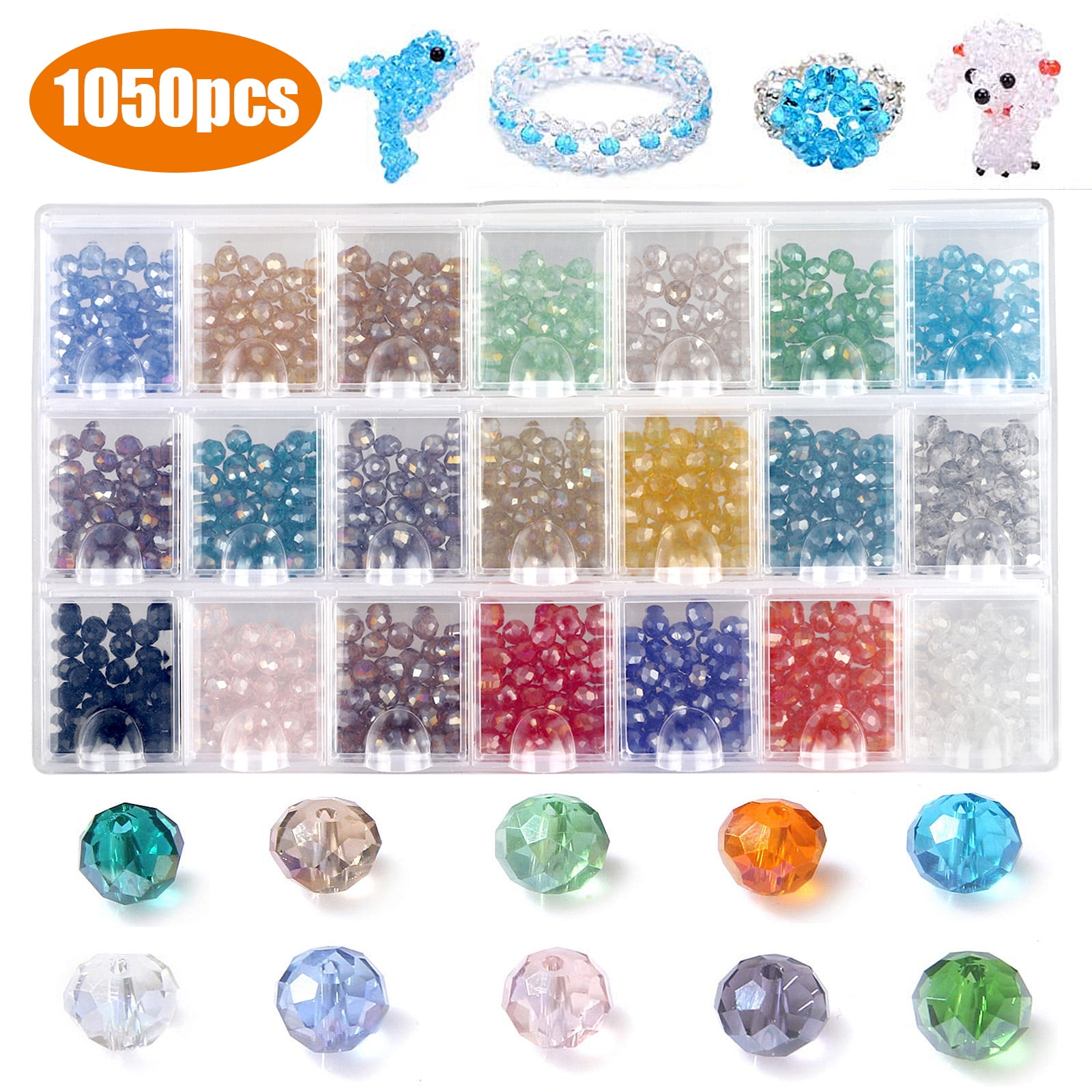 Freeshipping 100Pcs Top Quality Czech Crystal Faceted Rondelle Beads 4x 6mm Pick 
