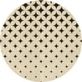 thumbnail image 1 of Ahgly Company Machine Washable Indoor Round Transitional Moccasin Beige Area Rugs, 3' Round, 1 of 7