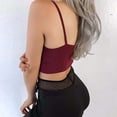 thumbnail image 3 of LEAVINGSUO Tank Tops for Women under $5 Fashion Woman Lace Sleeveless Tops T-Shirt Summer Solid Vest Loose Blouse Wine S, 3 of 6