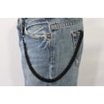 thumbnail image 3 of Black Chunky Metal Thick Wallet Chain Link KeyChain Biker Rocker, 3 of 10