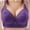 Purple, variant on Admvng Women's Plus Size Wireless Bra Full Coverage Side Support Lift Everyday Bra