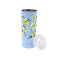 thumbnail image 2 of BUILT Double Wall Stainless Steel 20 oz Tumbler Cerulean Blue with Yellow Floral, 2 of 10