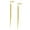 Gold J, variant on Women's Earrings Tassel Gold Butterfly 14K Gold Plated Earring Gifts for Women