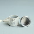 thumbnail image 4 of 1: 8 1:12 artesanía de metal casa de utensilios de cocina modelo miniatura olla arrocera juguetes para de niños - blanco, 4 of 9