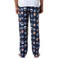 thumbnail image 4 of Jujutsu Kaisen Men's Chibi Sorcerers School Logo Allover Print Lounge Pajama Pants, 4 of 7