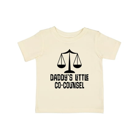

Inktastic Daddy Little Co Counsel Lawyer Gift Baby Boy or Baby Girl T-Shirt