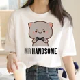 thumbnail image 2 of Camiseta con estampado de melocotón y Goma para mujer, camisetas divertidas de Manga, ropa japonesa Y2k, 2 of 4