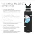 thumbnail image 2 of Simple Modern Ascent Water Bottle Straw Lid Vacuum Insulated Stainless Steel Bottle | 20 fl oz, 2 of 3