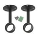 thumbnail image 1 of Soportes para barra de cortina de alta resistencia, fácil instalación para un diámetro máximo de barra de 2,5 cm, elegantes soportes para barra de cortina de alta resistencia de color negro,, 1 of 6