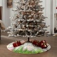 thumbnail image 4 of Rateoe Brown Bunny Pattern Christmas Tree Skirt with Ties , Christmas Tree Decorations, Farmhouse Christmas Decor Xmas Holiday Decorations-30", 4 of 6