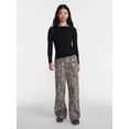 thumbnail image 2 of No Boundaries Drapey Tee with Long Sleeves, Women's XXS-XXL, 2 of 5