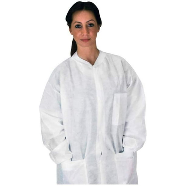 AMZ Supply Lab Coats. Case of 50 Antistatic and fluid resistant
