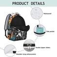 thumbnail image 2 of Students Football Sports Backpack Baseball Soccer Basketball Ball Game School Bag with Team Design, Durable and Adjustable Strap, 2 of 6