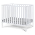 thumbnail image 3 of Suite Bebe  Palmer Mini Crib with Mattress Pad, White, 3 of 8